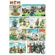 Carte prénom en BD - Hervé - 15x21 cm